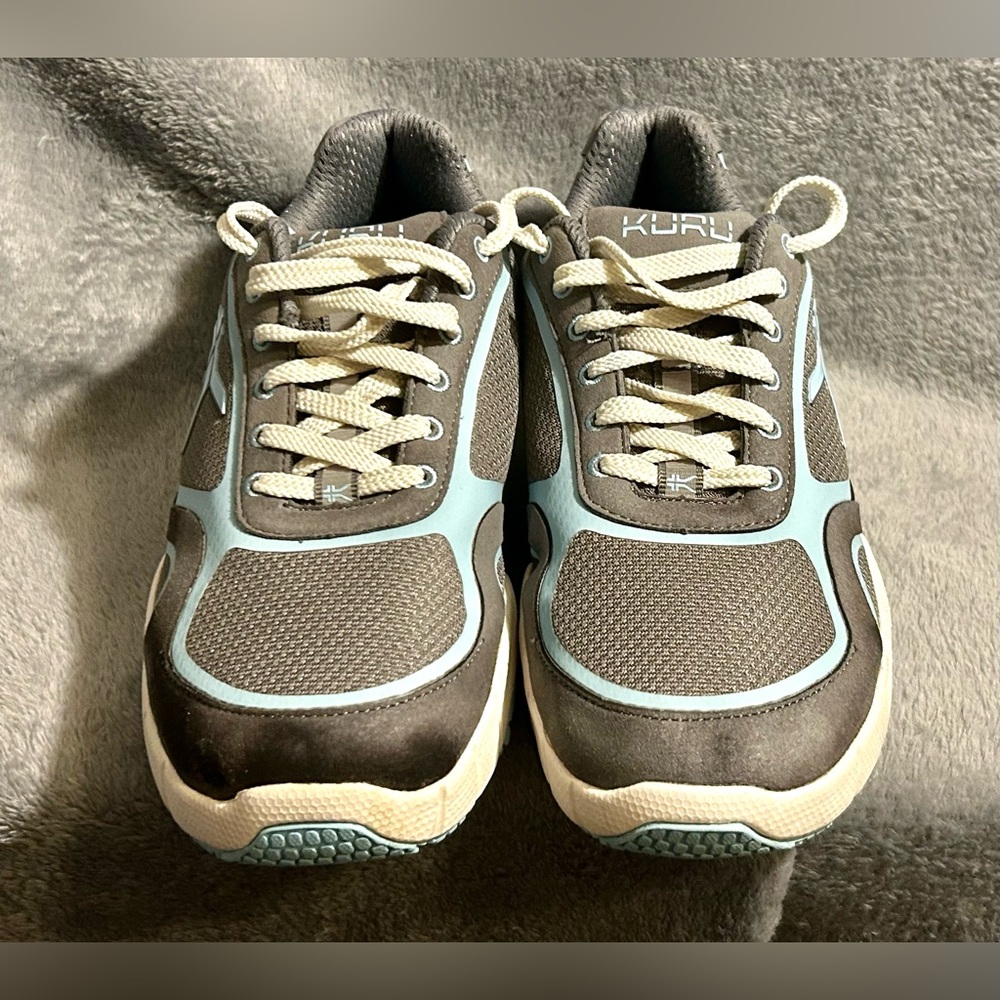 Kuru Gray & Blue Walking Shoe Size 8.5